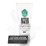 After Inked Tattoo Lotion - Tattoo Moisturizer Aftercare Lotion, Tattoo Balm, Ink Hydration Tattoo Aftercare Kit, 3 Fluid oz Tube (1-Pack)