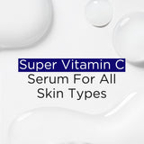 Super Vitamin C Face Serum: SGGI Facial Serum for Women Over 40 with Hyaluronic Acid - Hydrating Lifting Smooth Skin 1 fl oz