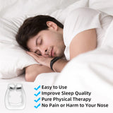 Anti Snoring Devices, Silicone Magnetic Anti Snoring Nose Clip, 6PCS Snore Stopper, Effective to Stop Snoring, Quieter Restful Sleep (White)