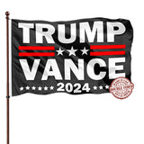 Trump Vance 2024 Flag For President Flag Double Sided 3x5 Outdoor- 3Ply 240D 4 Rows Stitched- Donald Trump Take America Back Flags Banner - UV Fade Resistant With Canvas Header & 2 Brass Grommets