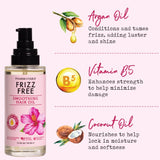 PHARM TO TABLE Frizz Free Smoothing Hair Oil - Made with Antioxidant-Rich Argan Oil, Nourish and Detangle Your Hair, 100ml