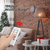 BN-LINK Wireless Remote Control Electrical Outlet Switch for Lights, Fans, Christmas Lights, Small Appliance, Long Range White (Learning Code, 5Rx-2Tx) 1200W/10A