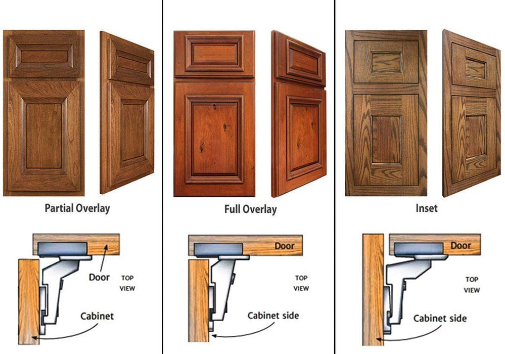 Berta 4-Pack Inset Frameless Soft Close Hinges – 110° 3D Adjustable, Clip-On Concealed European Hinges with Screws for Kitchen, Bathroom, Closet Cabinets – Ideal for Modern Cabinets