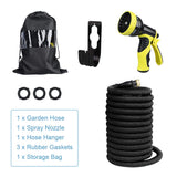 PAGE HODGE Expandable Garden Hose No-Kink Flexible Water Hose Triple Layered Latex 50 Foot