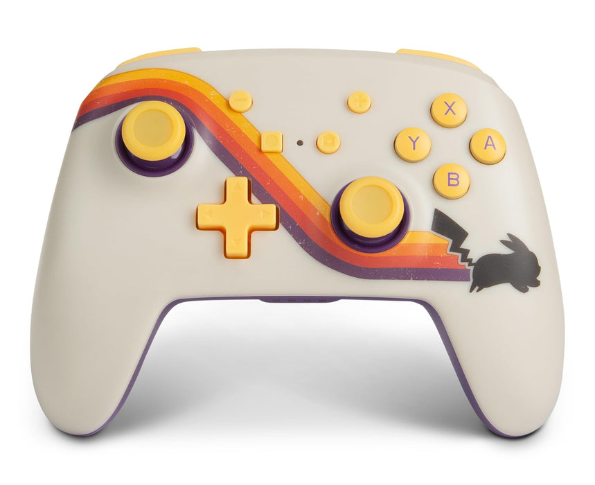 PowerA Enhanced Wireless Controller for Nintendo Switch - Pokémon: Pikachu Retro, Nintendo Switch - OLED Model, Nintendo Switch Lite, Gamepad, game controller, Bluetooth controller