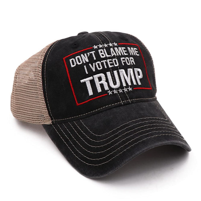 Trump Merchandise Trump 2024 Hat,Dont Blame Me I Voted for Trump Hat Donald Trump MAGA Adjustable Baseball Cap