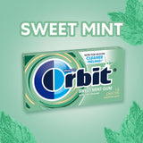 ORBIT Sweet Mint Sugar Free Chewing Gum, 12 Packs of 14-Pieces (168 Total Pieces)