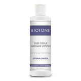 BIOTONE Deep Tissue Massage Lotion, Rich Texture, Lasting Glide, Use for Swedish, Trigger Point, Sports, and Deep Tissue, Smooth Application, Unscented