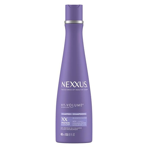 Nexxus Hy-Volume Weightless Lift Shampoo For Flat & Limp Hair Protein Fusion with Collagen Protein & Hyaluronic Acid for 48 Hours of Volume 13.5 Fl Oz