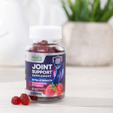 Joint Support Supplement - Extra Strength Glucosamine Joint Support Gummy - Joint Health Support & Flexibility for Back, Knees, & Hands - Vitamin E for Immune Support for Women & Men - 60 Gummies