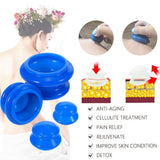 4 Size Cupping Therapy Sets Silicone - Cupping Therapy Professional Studio and Home Use Cupping Set, Stronger Suction Best for Myofascial Massage, Muscle, Nerve, Joint Pain