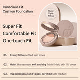 MOONSHOT KOREA Conscious Fit Cushion Foundation 23N Cosmic Beige + (refill) SET (Cosmic Beige, 23N)