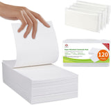 Fengle Super Absorbent Commode Pads, 120 Pack Bedside Commode Pads for Portable Commode Liners Disposable, Bedside Chair, Leak Proof and Odor Free, Easy for Seniors & Disabled or Camping