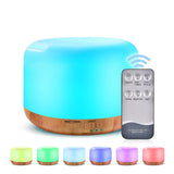 300ML Essential Oil Diffuser, Remote Control Ultrasonic Aromatherapy Oil Diffusers Cool Mist Humidifier, Waterless Auto-Off and 7 LED Light Colors for Bedroom, Yoga, SPA, Baby