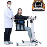 Upgrade-Electric Transfer Lift Wheelchair for Home,Portable Patient Lift for Car,Folding Patient Lift Transfer Chair,Handicap Shower Chair Aid,Commode Toilet Transfer Chairs for Seniors