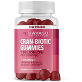 Probiotic Cranberry Gummies for Women | UTI Gummies Vaginal Probiotics with 1 Billion CFU | Cranberry Gummies Urinary Tract Health for Women pH Balance | Cran-Raspberry Flavor | 60 Cranberry Gummies