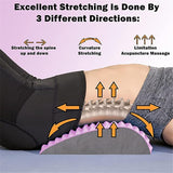 Refresh - Neck & Back Stretcher, Back and Neck Stretcher Posture Corrector, Lumbar Stretcher for Neck Pain Relief, Lower Back, Upper Back and Shoulder (Blue)