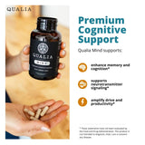 NEUROHACKER COLLECTIVE Qualia Mind Caffeine Free -The Most Advanced Nootropic | Top Brain Supplement for Memory & Concentration with 25+ Brain Boosters Ginkgo biloba, Alpha GPC, DHA & More