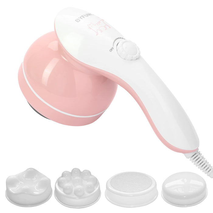 Cellulite Massager Handheld Electric Body Sculpting Machine for Arm Leg Hip Belly - Pink