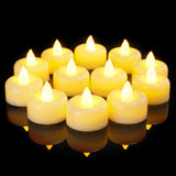 Amagic 100Pack Flameless LED Tea Lights Candles Battery Operated, Electric Fake Tealight Candles for Votive, Halloween, Christmas, Home Decor, Wedding, Table Decor (100Pack)