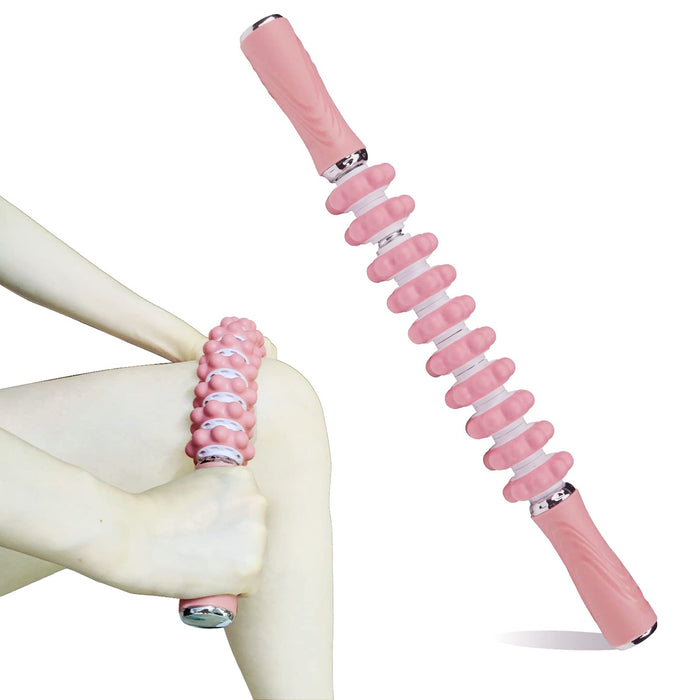 Bendable Muscle Roller Stick for Fascial Massage, Cellulite, and Sore Muscles - Multi-Functional Massage Roller Stick for Legs and Back Muscle Recovery - 2023 Upgrade