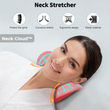 Neck Cloud™- Cervical Traction Device, for Hump, Cervical Neck Traction Device, Neck and Shoulder Relaxer,Neck Stretcher Cervical Traction for Tmj Pain Relief (Pink)