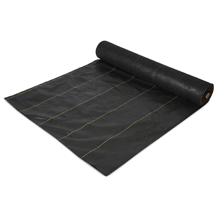 Dewitt Sunbelt Weed Barrier Fabric 3.2 oz, 6 x 300 Feet – Heavy-Duty Ground Cover Mat for Greenhouse Floors, Garden Rows, Raised Beds, Yard Gardening, and Outdoor Landscape Protection