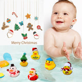 2024 Advent Calendar Rubber Ducks Bath Toys Christmas Blind Box Toy Ducks Mini Ducks for Kids Boys Girls Home Party Decoration Cruise Ducks Rubber Ducks in Bulk - 24 Pcs