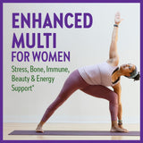 New Chapter Women's Multivitamin Advanced Formula for Stress, Bone, Immune, Beauty & Energy Support, Higher Levels of Whole-Food Fermented Essential Nutrients for Women + Iron + Vitamin D3, 120 Count