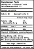 Virgin Cod Liver Oil - 8 Fl oz Natural, Wild Caught & Fresh Tasting, High in Vitamin D, Omega 3 DHA/EPA (Original Taste-Unflavored)