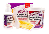 Capture Carpet Total Care Kit 250 - Home Couch and Upholstery, Car Rug, Dogs & Cats Pet Carpet Cleaner Solution - Strength Odor Eliminator, Stains Spot Remover, Non Liquid & No Harsh Chemical