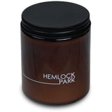 Hemlock Park Crackling Wood Wick Candle Handcrafted with Natural Coconut Wax and Essential Oils (Lily of The Valley, Standard 8 oz)