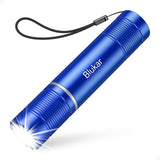 Flashlight Rechargeable,2000L High Lumens Flashlight,Super Bright Small LED Flash Light-Zoomable,Adjustable Brightness,Long Lasting for Camping,Outdoors,Christmas Gifts Men&Women-Blue