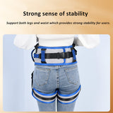 WEEOATAR Medical Nursing Gait Belt, Non-Slip Transfer Nursing Sling with Handles, Mobility Standing and Lifting Aid Transfer Belts for Disabled, Elderly, Injured (Blue)