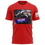 Donald Trump Assassination Shirt for Men, Trump 2024 USA FLAG Make America Great Again T-Shirt MAGA Shirts