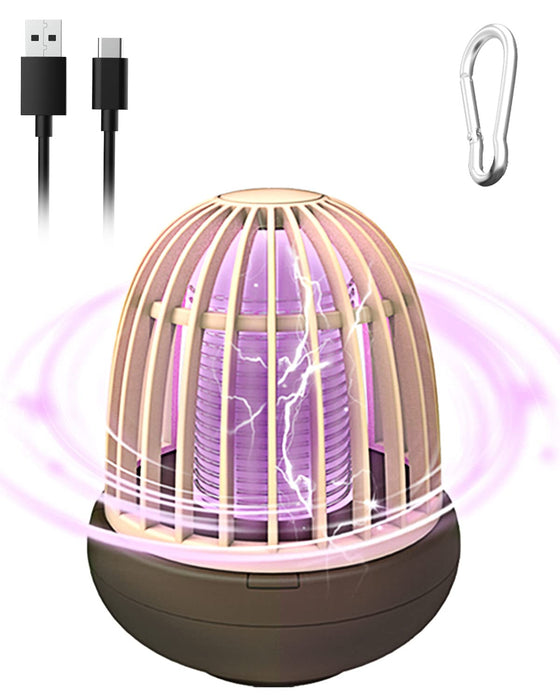 AICase 1800mA Rechargeable Portable Mosquito Killer lamp, Bug Zapper Latern,Bug Zapper Trap Light Outdoor and Indoor Cordless Battery Powered Waterproof Bug/Fly Trapper for Home