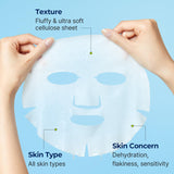 Torriden DIVE-IN Hyaluronic Acid Facial Sheet Masks (10 Count), Moisturizing Sheet Mask for Sensitive, Dry Skin | Fragrance-Free Alcohol-Free No Colorants | Vegan, Cruelty-Free Korean Skin Care