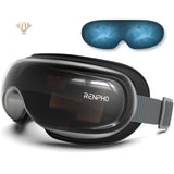 RENPHO Eyeris 3 - Voice Controlled Eye Massager with Preset Commands & Heat, Heated Eye Mask with DIY Massage Setting, Bluetooth Music Eye Relax Devices for Migraines Relief,Gifts for Mom Men Women