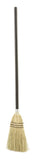 Rubbermaid Commercial Products Lobby Straw/Corn Broom, Brown, 38-Inch, Indoor/Outdoor Broom for Courtyard/Garage/Lobby/Mall/Office, Pack of 12