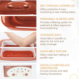 GiGi Digital Paraffin Bath with GiGi Peach Paraffin Wax, 6 lbs.