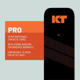 KT Tape, Sports Med, PRO 20 Strip 10", Precut, Stealth Beige