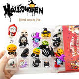 Halloween Advent Calendar, Halloween Horror Movie Figures Advent Calendar Toy Blind Box 2024, Halloween Horror Atmosphere Ghost Countdown Calendar with 24Pcs Halloween Dolls Collectible Gift (C)