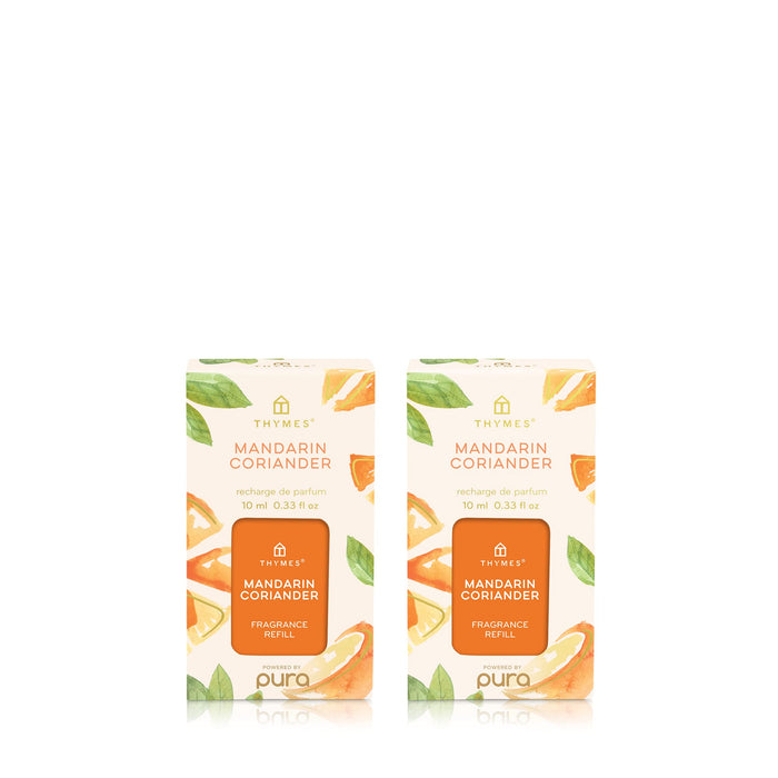 Thymes Mandarin Coriander Pura Smart Home Plug-in Diffuser Refills - Pack of 2