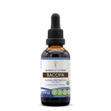 Secrets of the Tribe Bacopa USDA Organic | Alcohol-Free Extract, High-Potency Herbal Drops | Made from 100% Certified Organic Bacopa (Bacopa Monnieri) Dried Herb (2 Oz)