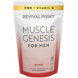 Muscle Genesis HMB and Vitamin D3 Supplement with Clinically Studied myHMB, Calcium and VIT C – 5000mg Per Serving – Promotes Muscle Recovery, Lean Muscle Mass, and Healthy Aging in Men