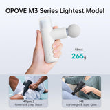 opove M3 Mini Massage Gun for Back Pain Relief, with Facial Mode, 7mm Amplitude, 4 Vibration Levels Ultralight Portable and Rechargeable Fascia Gun Active Recovery Women Gifts