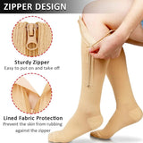 Ailaka Medical 15-20 mmHg Zipper Compression Socks Women Men