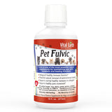Vital Earth Minerals Pet Fulvic - Dog Allergy Relief, Joint Support Supplement, Itch Relief for Dogs, Mineral Supplements for Dogs, Cats, Small Pets/Animals, 16 Oz