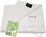 Grounding Sheet Queen Size with Grounding Cord - Materials Organic Cotton and Silver Fiber Natural Wellness (60 * 80 inch)