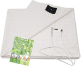 Grounding Half Sheet with Grounding Cord - Materials Organic Cotton and Silver Fiber Natural Wellness (36 * 91 inch)
